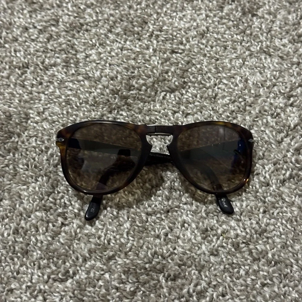 Persol 714 24/51 Original Pilot Havana Folding Sunglasses Steve McQueen